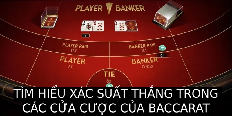 Tìm hiểu xác suất thắng trong các cửa cược của baccarat là gì